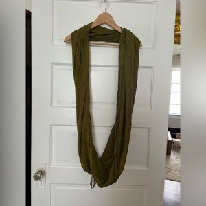 Olive Green Infinity Scarf